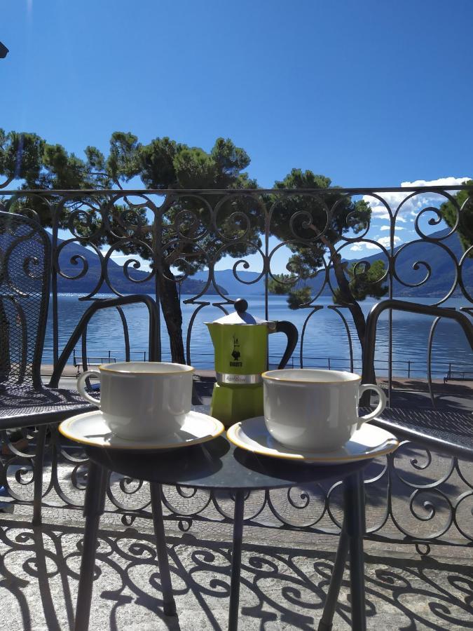 Casa d'epoca fronte lago a Domaso lago di Como Exterior foto